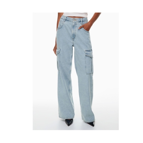 Agolde Minka Cargo Wide Leg Jean - Picture 1 of 6